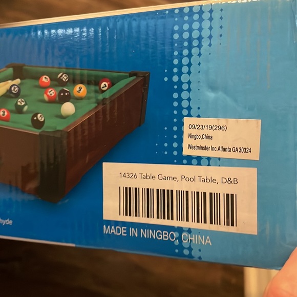 Tabletop pool table - Picture 5 of 5